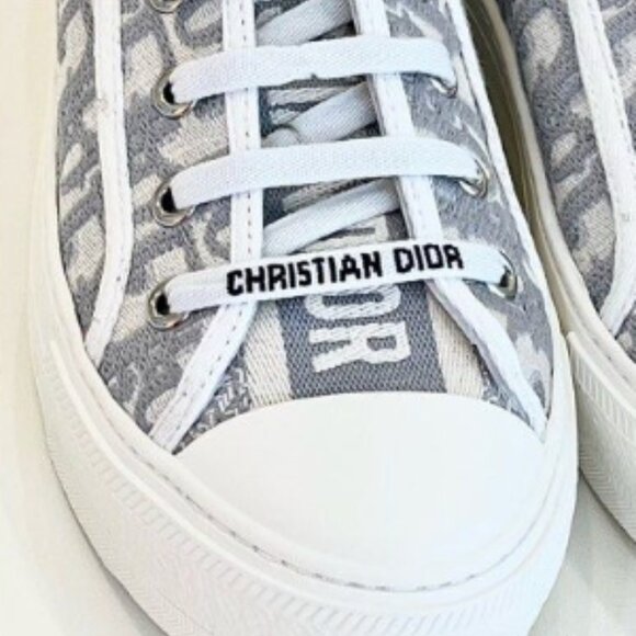 Dior Gray and White Women's Sneakers - Picture 2 of 6